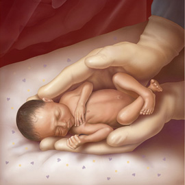 medical illustration of Color, Emergency Medicine, Maternal / Child, Obstetrics / Gynecology, Pediatrics