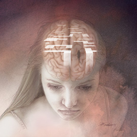 medical illustration of Psychiatric Exploration of the Brain