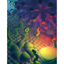 medical illustration of Color, Three-dimensional / Models, Allergy / Immunology, Cell biology / Histology