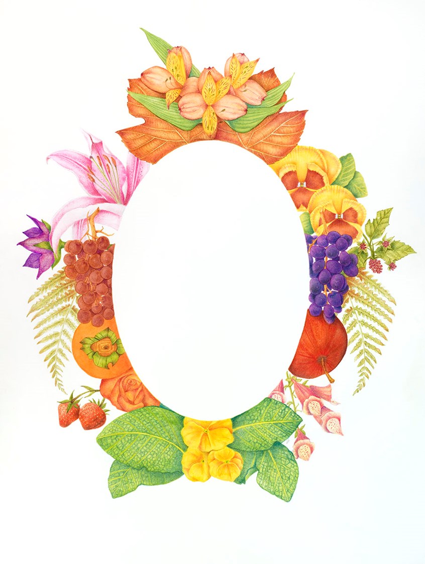 medical illustration of Watercolor and pastel, 18” x 24”
Annual, Biennial, Botanical art, Botanical illustration, Ferns, Floral, Flowers, Four-color, Foxglove, Lifestyle magazine, Lily, Newspaper editorial, Painting, Pansies, Pastel, Persimmons, Publishing, Realism, Watercolor, Wellness