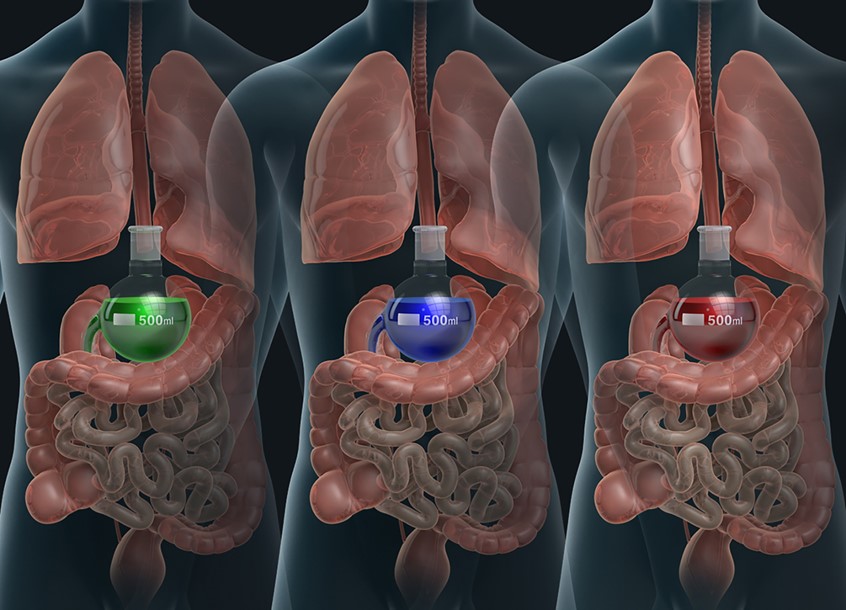 medical illustration of Human microbiome image for the Royal Society of Chemistry, Chemistry World magazine