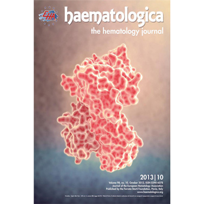 medical illustration of Cover image for the peer reviewed journal Haematologica. Artistic impression of the molecular structure of the major histocompatibility complex.